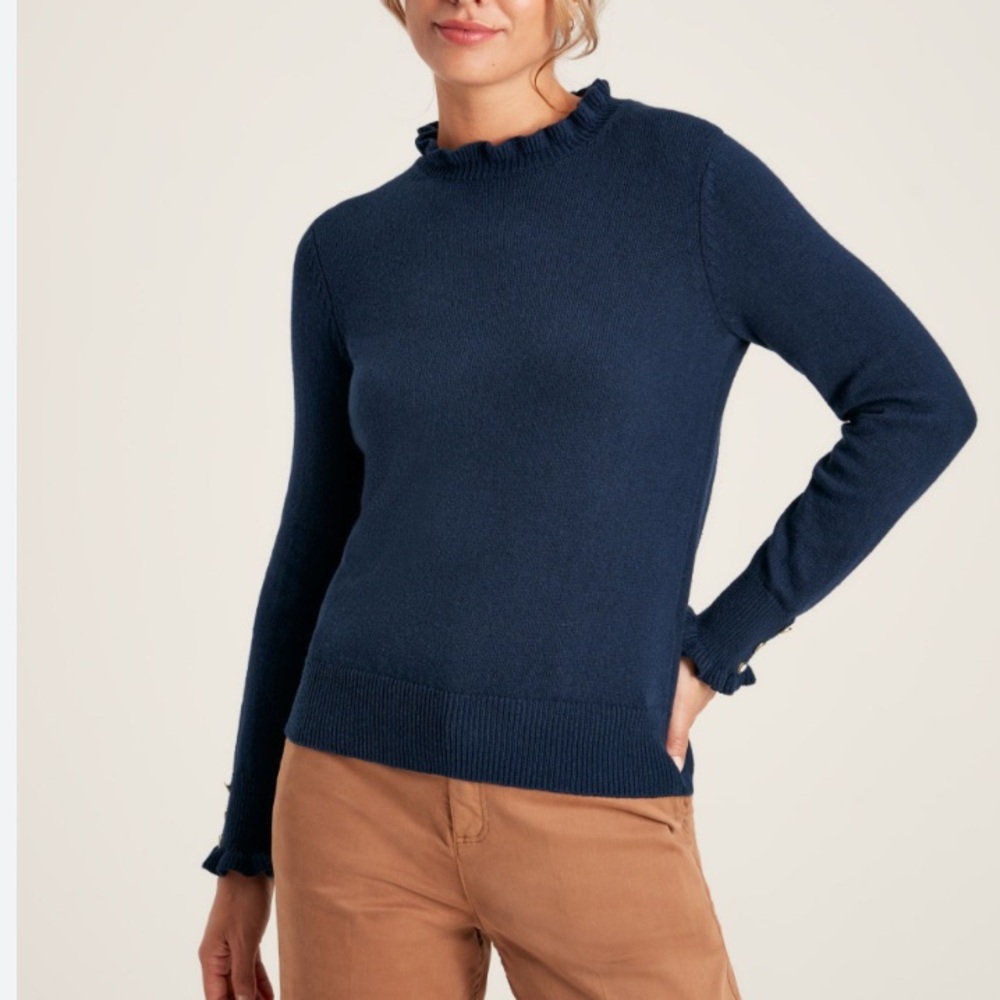 Boden Navy Crew Neck Sweater